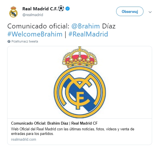 OFICJALNIE! Real Madryt potwierdza transfer piłkarza!